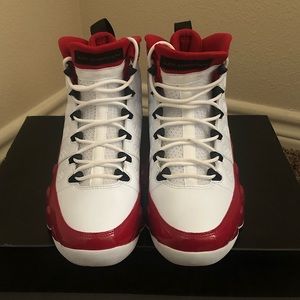 ‘ White Gym Red ‘ Air Jordan Retro 9 Sz 9.5